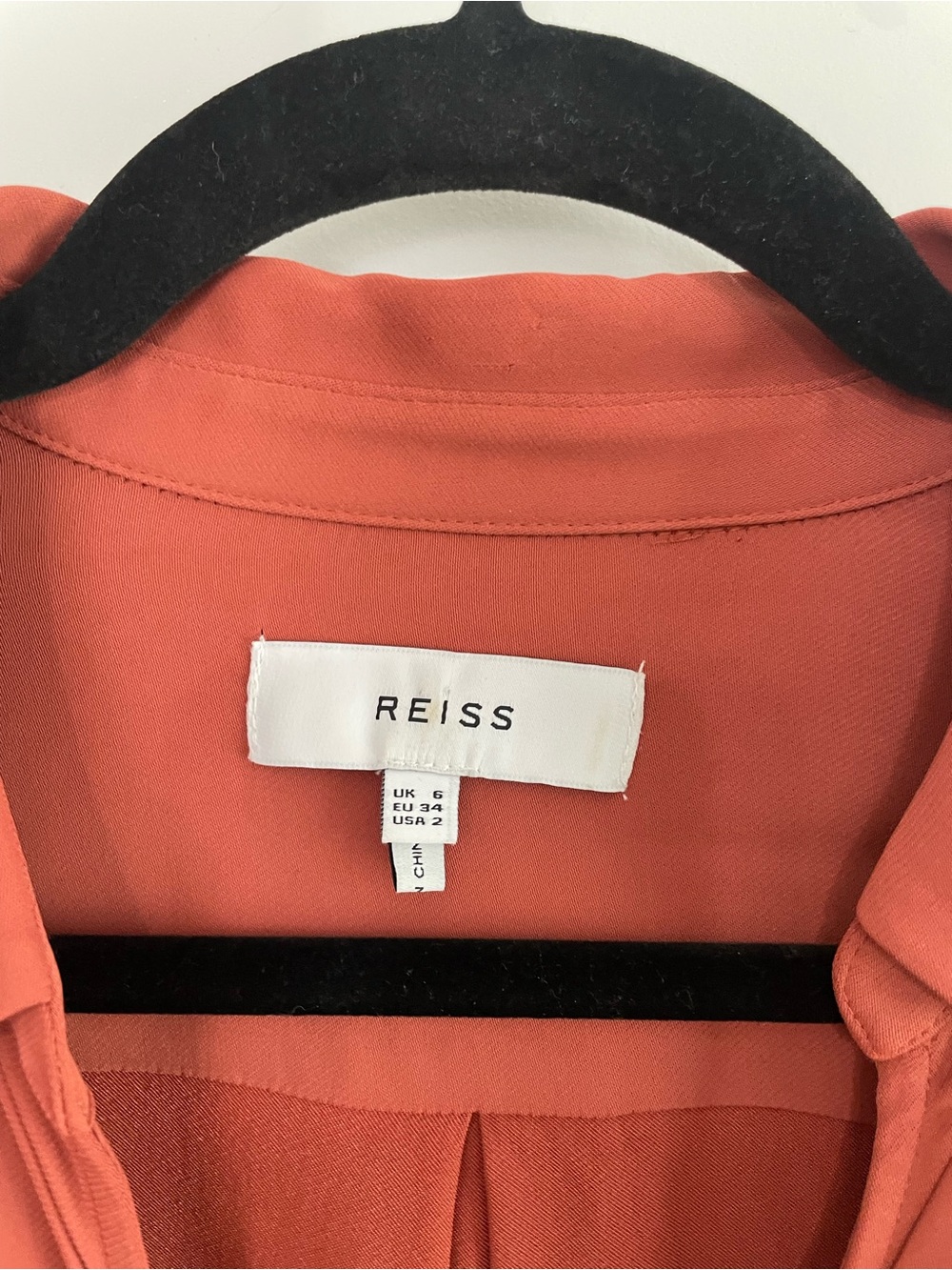 Reiss Rust-Brown Midi Shirt Dress - Picture 7 of 11